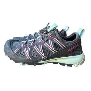 Merrell Shoes Choprock Blue Smoke Outdoor Comfort Hiking Shoes Women' s 6 NWOT